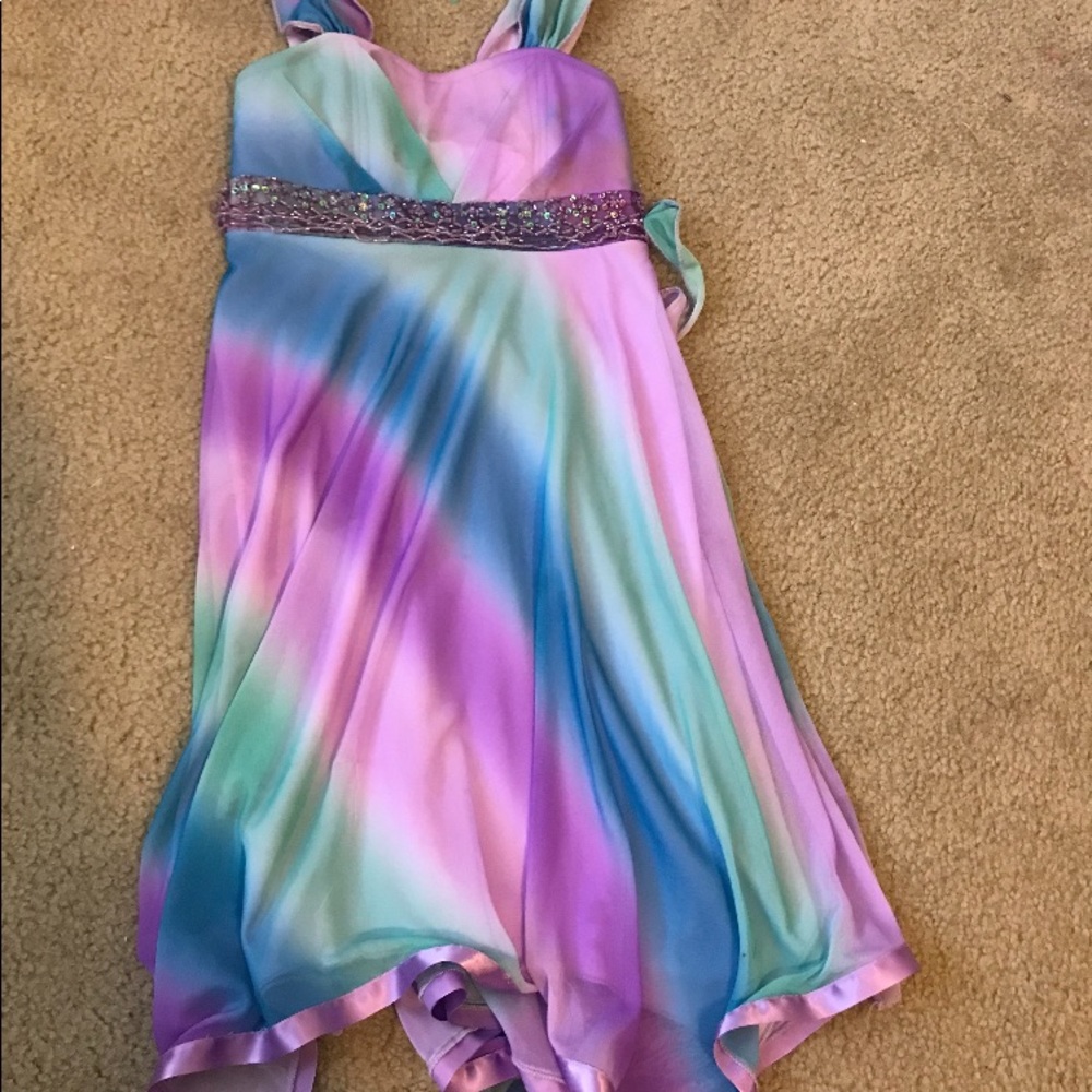 Pastel flowy dress